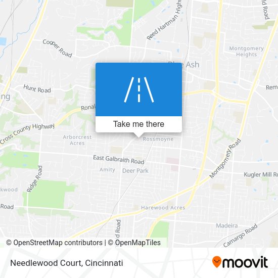 Mapa de Needlewood Court