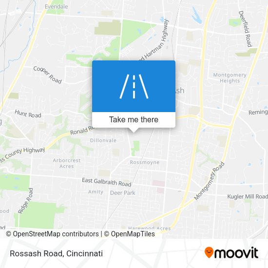 Mapa de Rossash Road