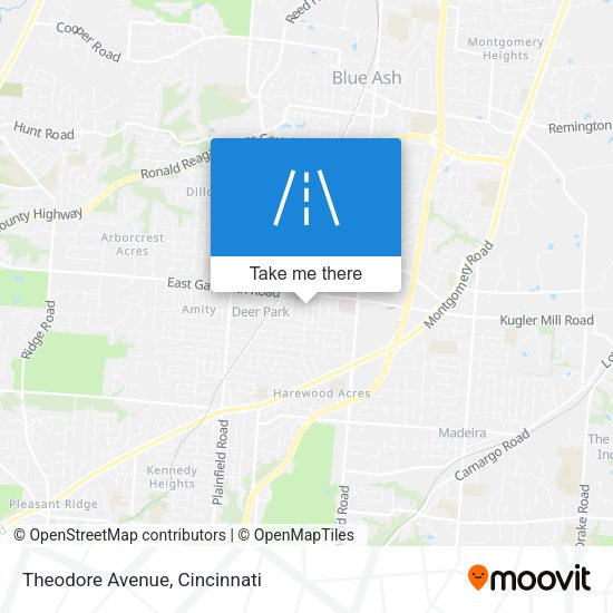 Theodore Avenue map