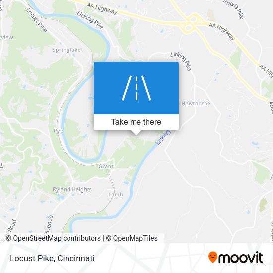 Mapa de Locust Pike
