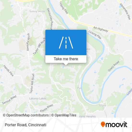 Mapa de Porter Road