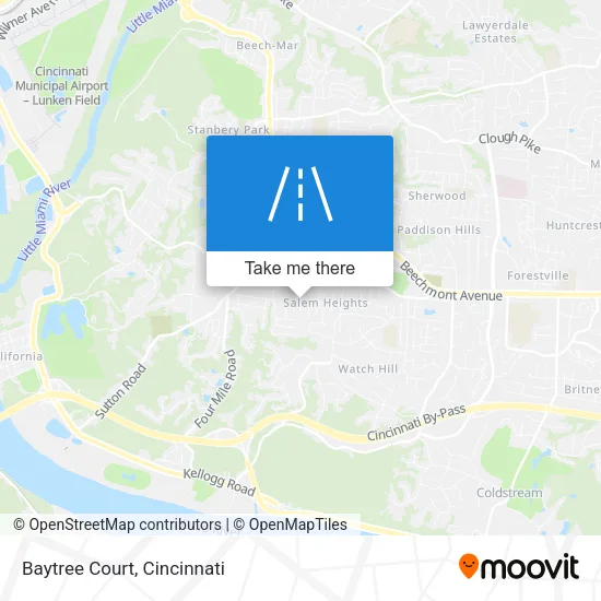 Baytree Court map