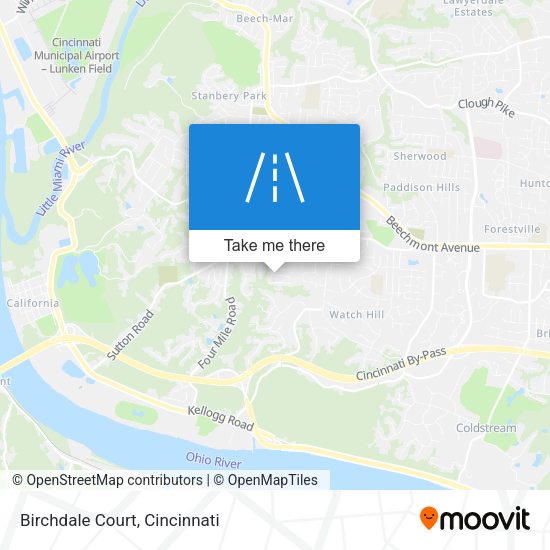Mapa de Birchdale Court