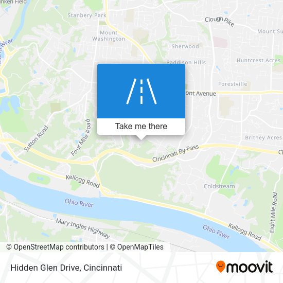 Mapa de Hidden Glen Drive