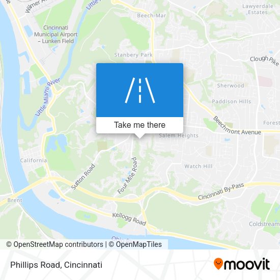 Mapa de Phillips Road