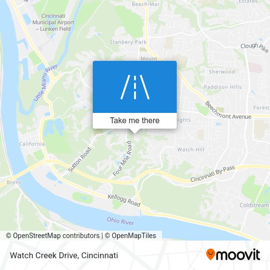 Watch Creek Drive map