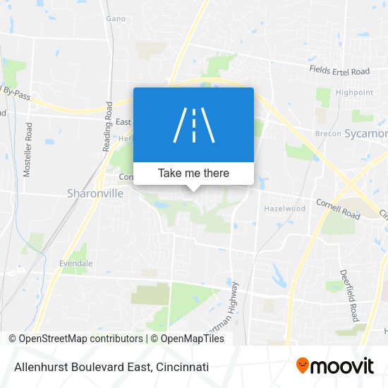 Allenhurst Boulevard East map