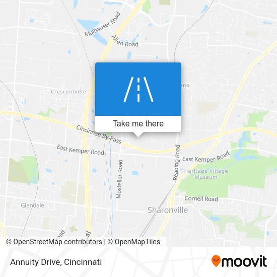 Annuity Drive map