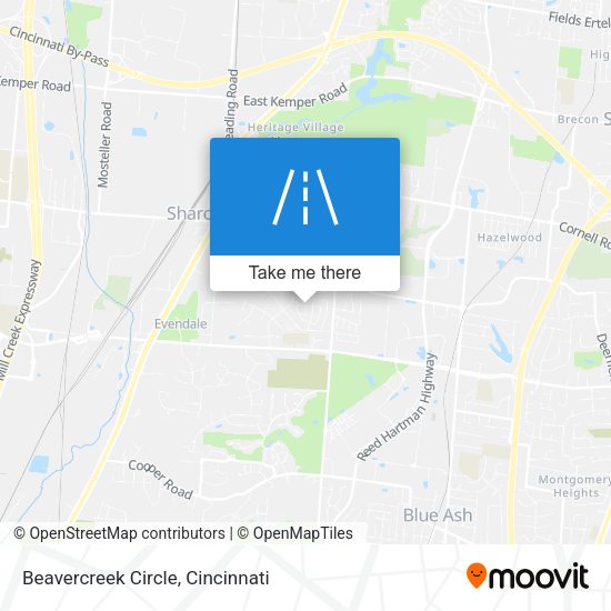 Mapa de Beavercreek Circle