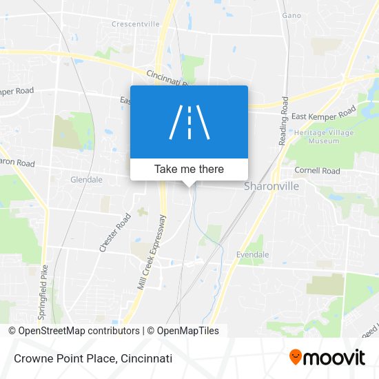 Mapa de Crowne Point Place