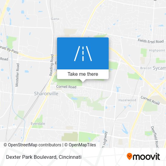 Dexter Park Boulevard map