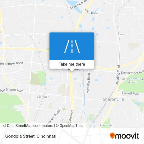 Mapa de Gondola Street