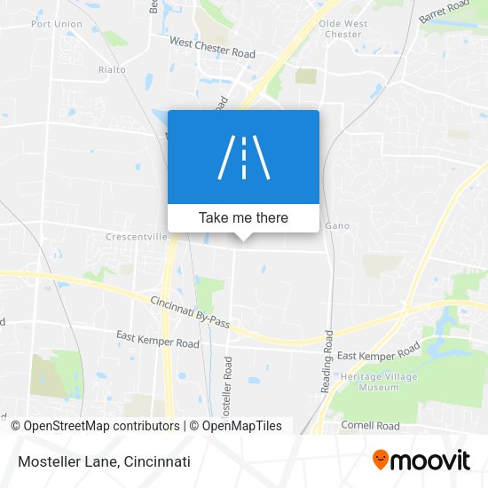 Mapa de Mosteller Lane
