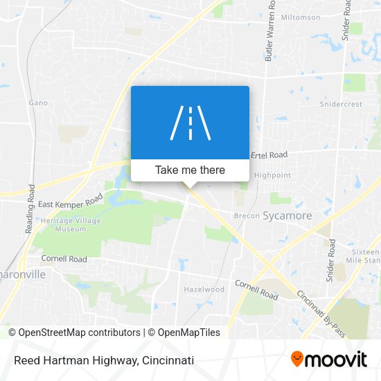 Reed Hartman Highway map