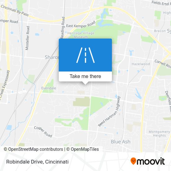 Mapa de Robindale Drive