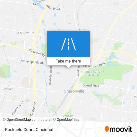 Rockfield Court map