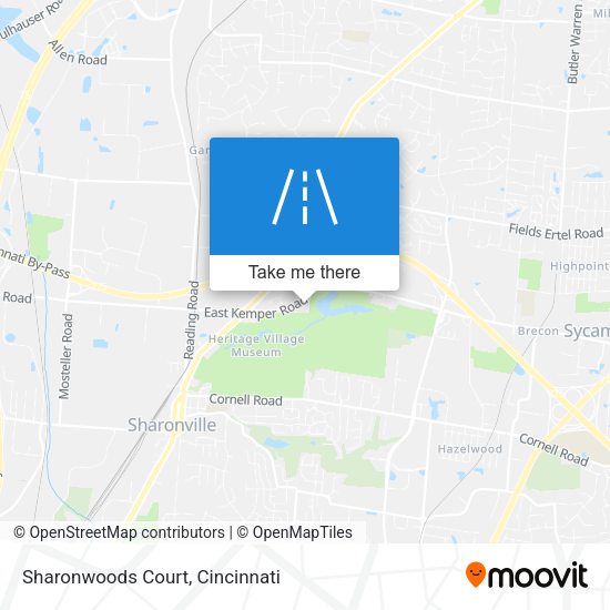 Sharonwoods Court map