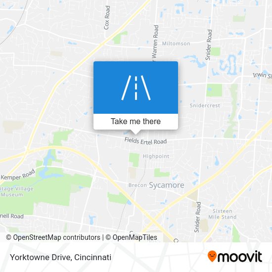 Mapa de Yorktowne Drive