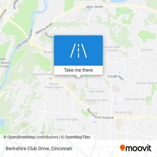 Berkshire Club Drive map