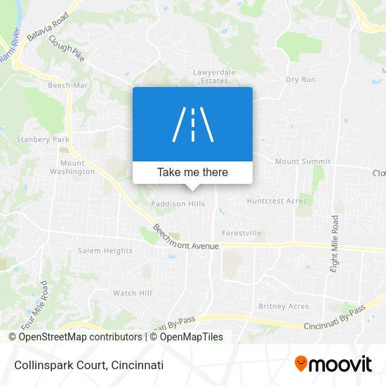 Mapa de Collinspark Court