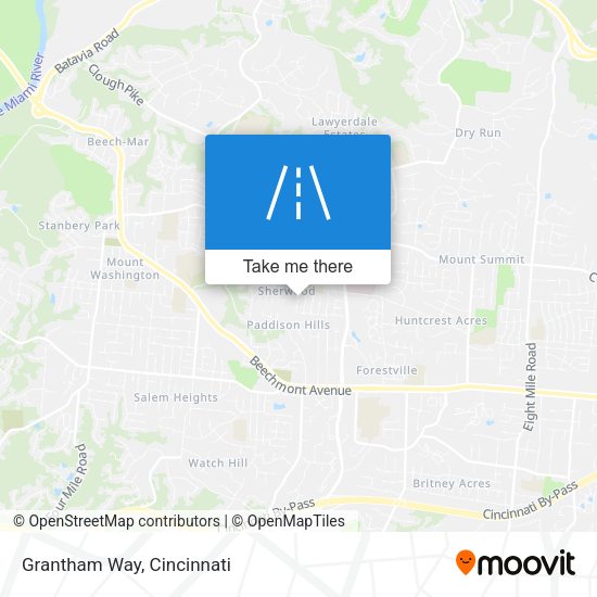 Mapa de Grantham Way