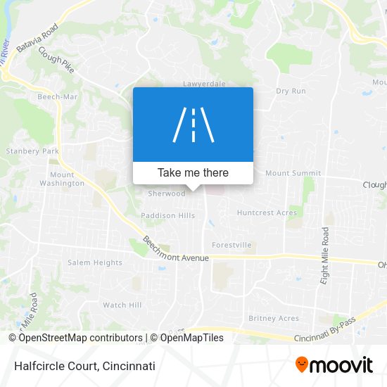 Halfcircle Court map