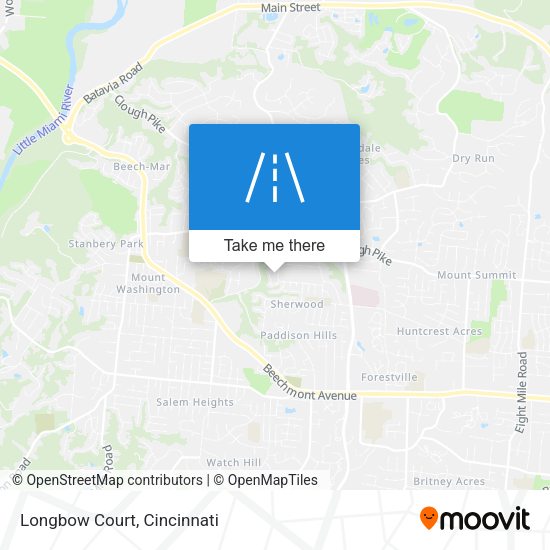Mapa de Longbow Court