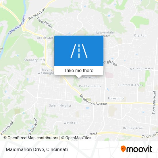 Maidmarion Drive map