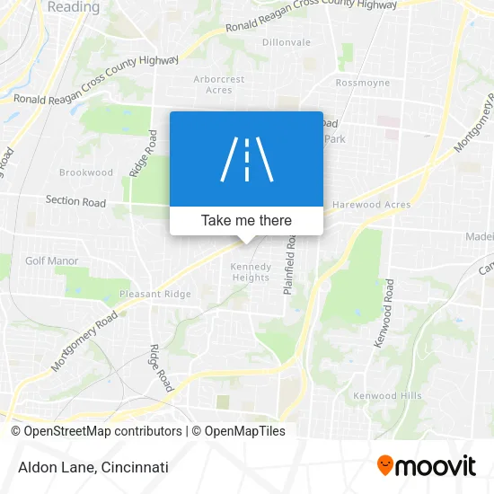Aldon Lane map