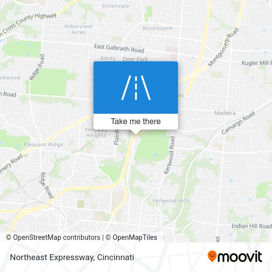 Northeast Expressway map