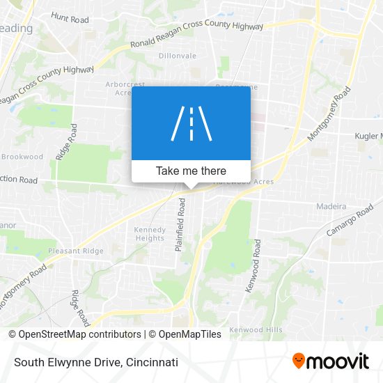 Mapa de South Elwynne Drive
