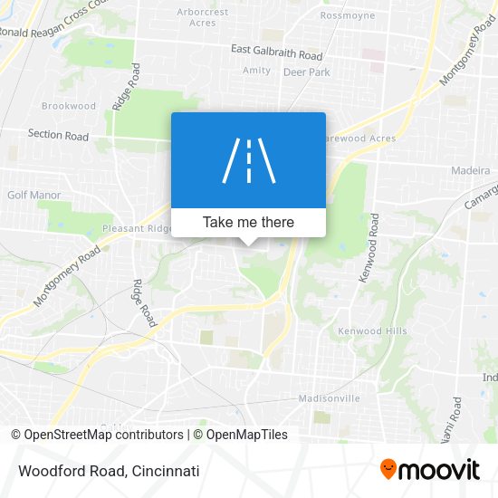 Woodford Road map