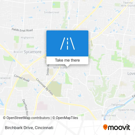 Birchbark Drive map
