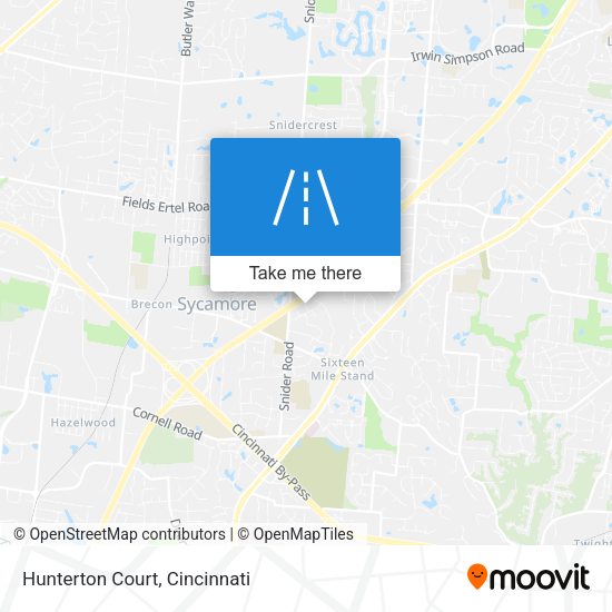 Mapa de Hunterton Court
