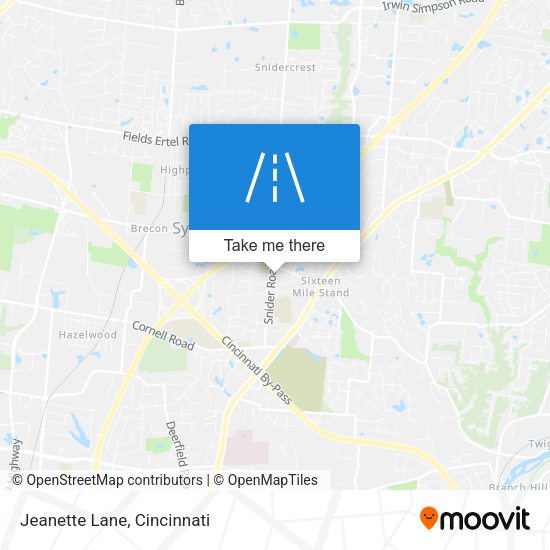 Mapa de Jeanette Lane