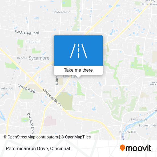 Pemmicanrun Drive map