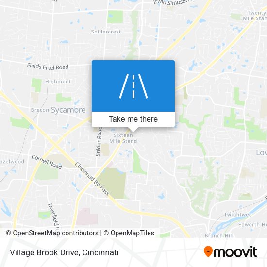Village Brook Drive map