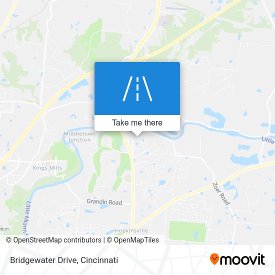 Bridgewater Drive map