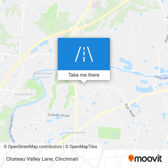 Chateau Valley Lane map