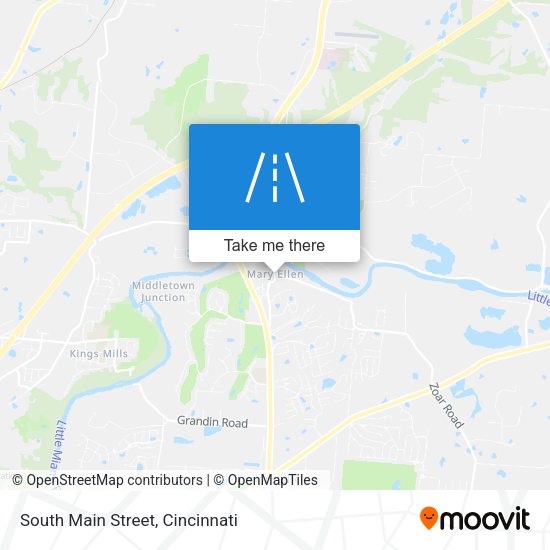 South Main Street map