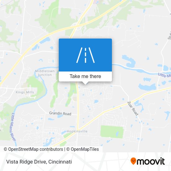 Vista Ridge Drive map