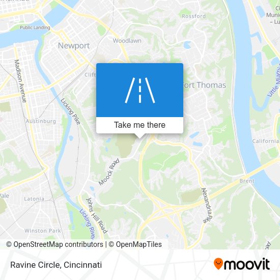 Mapa de Ravine Circle
