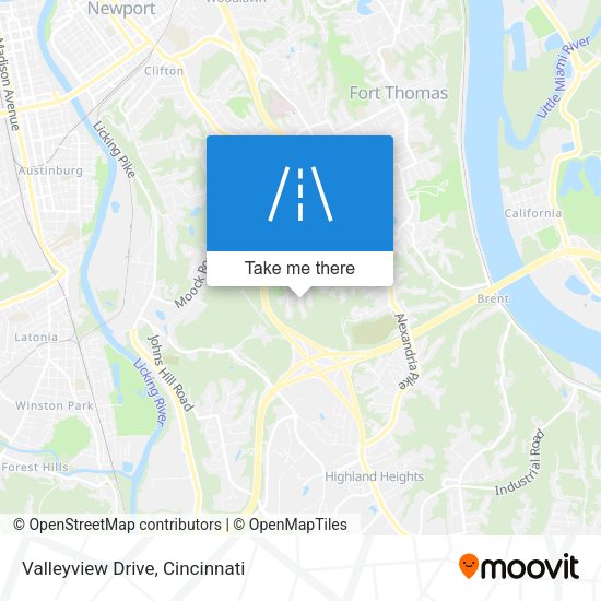 Mapa de Valleyview Drive