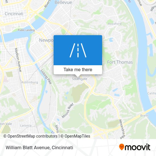 Mapa de William Blatt Avenue