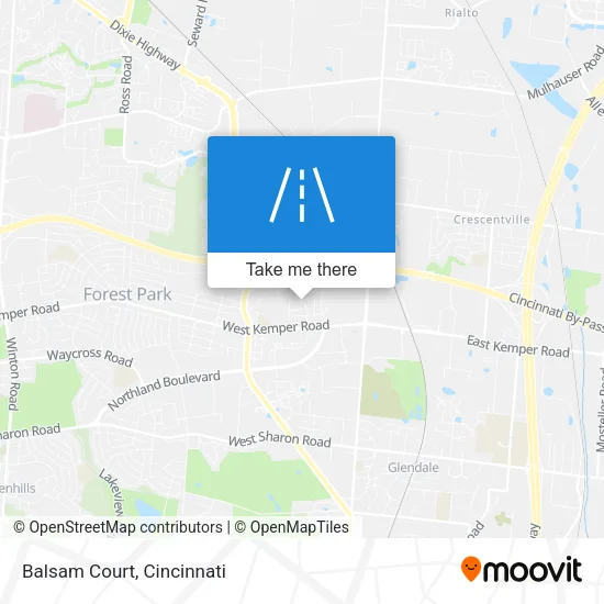 Balsam Court map