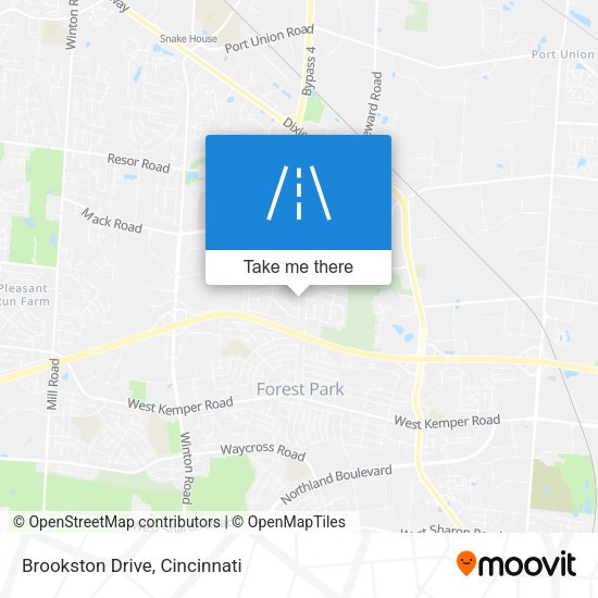 Brookston Drive map