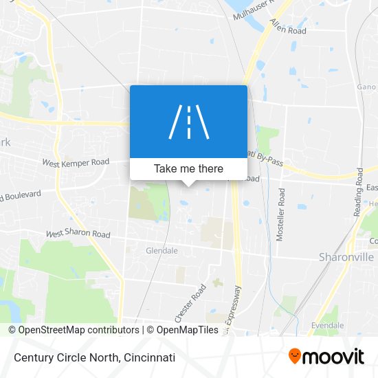 Century Circle North map