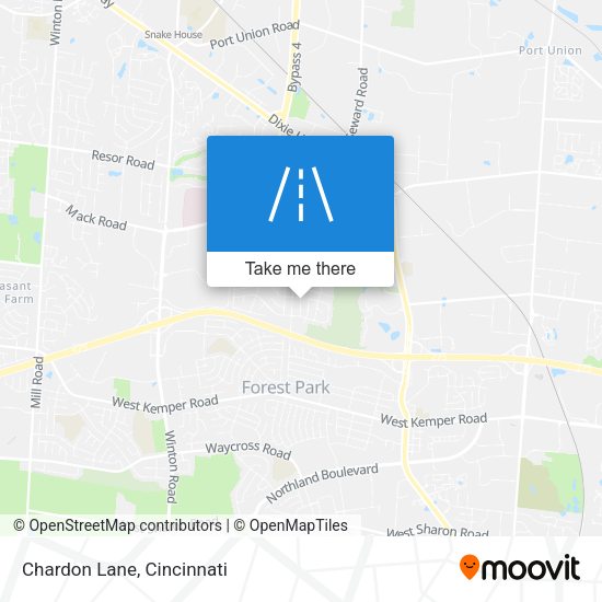 Mapa de Chardon Lane