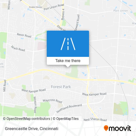 Mapa de Greencastle Drive