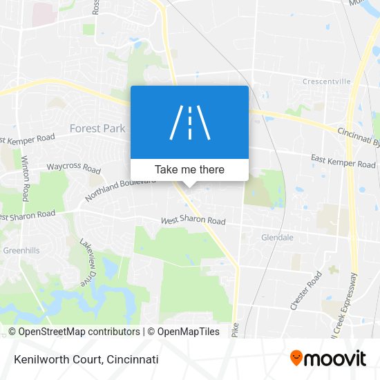 Mapa de Kenilworth Court